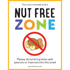 Reminder that Caldwell Road is a nut free zone, no items with peanuts or other tree nuts permitted.  Thank you!
