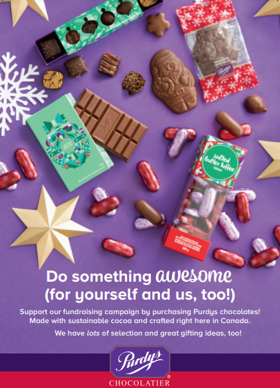 Purdy's Chocolate Fundraiser https://fundraising.purdys.com/join.aspx/1564869-130887