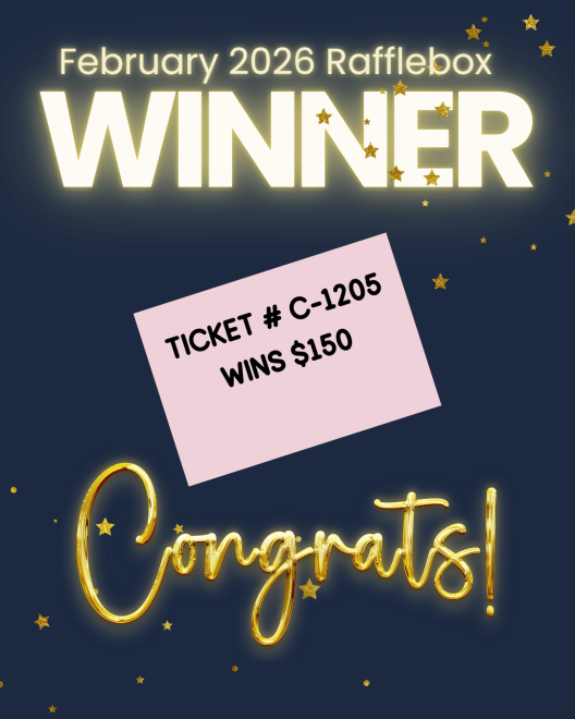 Winner of Feb Rafflebox